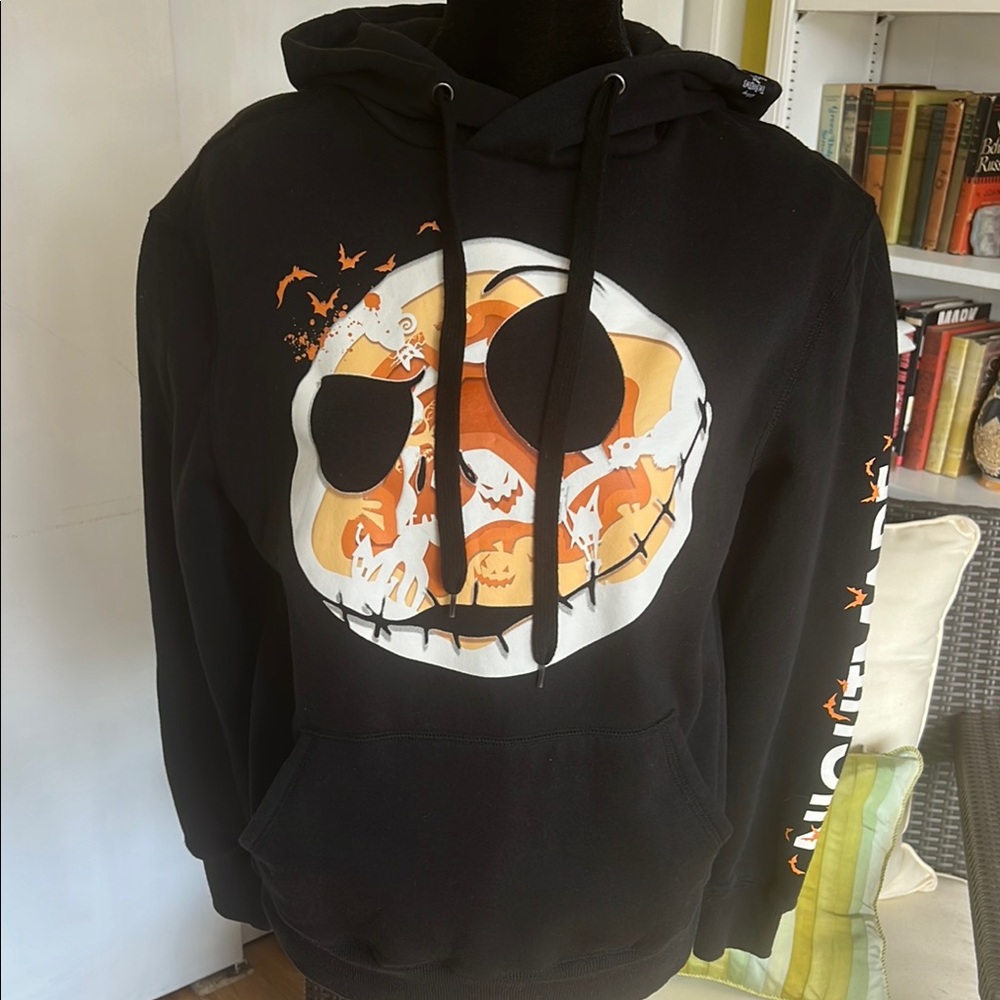 Tim Burton Disney Nightmare Before Christmas Jack Hoodie - RARE
